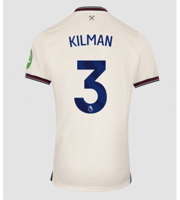 West Ham United Max Kilman #3 Udebanetrøje 2025-26 Kortærmet